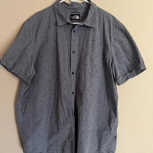 The North Face Gray Casual Button Down Shirt